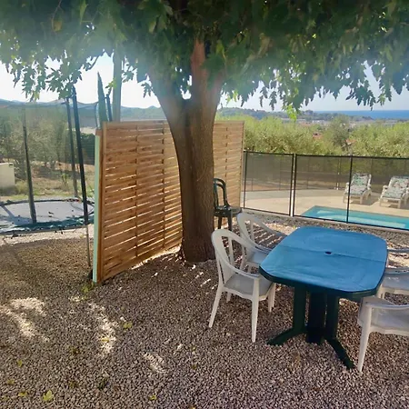 Des Ecureuils, Vue Mer, Piscine Privee, Parking, Climatisation Nyaraló