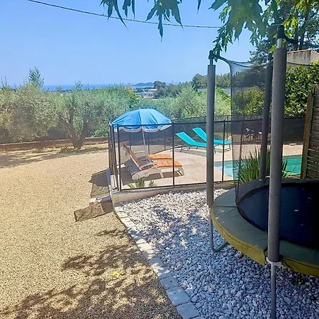 Nyaraló Des Ecureuils, Vue Mer, Piscine Privee, Parking, Climatisation La Ciotat